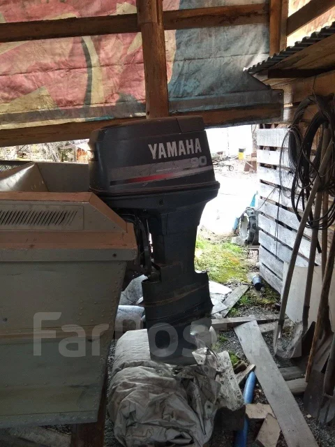 Yamaha. 90��.�., 2-�������, ����������, ���� X (635 ��), 1993 ��� ����