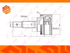 ���� �������� Lynxauto CO7558A �������� CO7558A ����