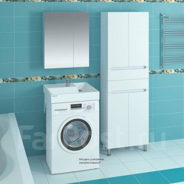 Раковина подвесная над стиральной машиной Юпитер -10%, в наличии. Цена ...