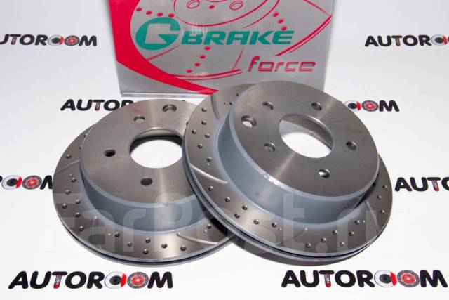 Диски тормозные перфорированные G-brake GFR-20833 (Задние) купить во ...