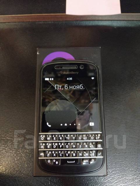 Продам Blackberry Q10, 16 гб, 3.10", моноблок, черный, 4G LTE, Кнопочный,  NFC, б/у, в наличии. Цена: 3 500₽ в Хабаровске