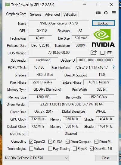 GeForce GTX 570 ����