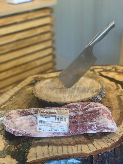 Мраморная говядина. Покромка (Flank steak). Мираторг, в наличии. Цена ...