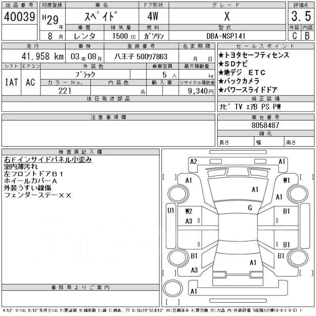 Toyota Spade. �������, ��������, 1.5 (109��.�.), ������, 47����. ��, �/�. ��� ����� �� ������������ ����