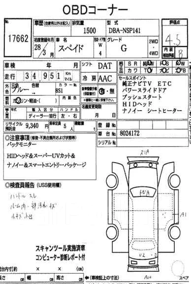 Toyota Spade. �������, ��������, 1.5 (109��.�.), ������, 35����. ��, �/�. ��� ����� �� ������������ ����