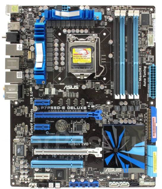 Материнская плата ASUS P7P55D-E Deluxe LGA1156 под восстановление ...