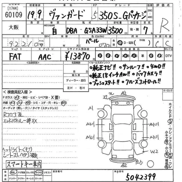 Toyota Vanguard. �������, 4wd, 3.5 (280��.�.), ������, 92����. ��, �/�, ��� ���. ��� ����� �� ������������ ����