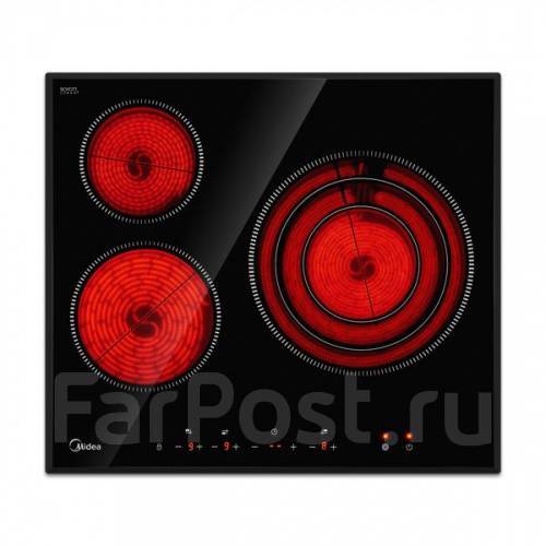 Встраиваемая варочная панель электрическая Midea MCH63557F - Кухонные ...