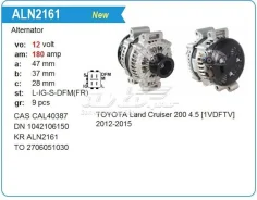 ��������� Startvolt LG1951 Toyota LAND Cruiser 200 1Vdftv 12V 180A LG1951 ����