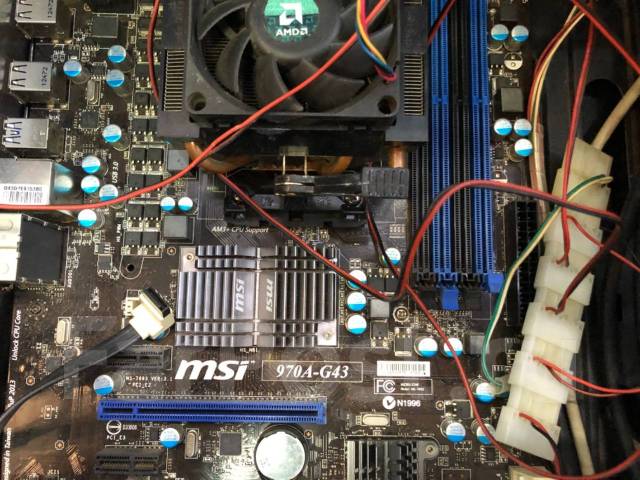 Msi 970a g43 нет изображения