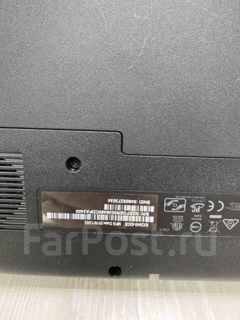 Acer Extensa EX2540. 15.6", 2,5,  4 ,  120, WiFi, Bluetooth,   5. 