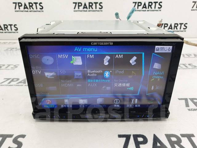 №1567. Магнитофон Carrozzeria Pioneer AVIC-ZH0077, 2 DIN — 178x100