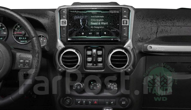 Всепогодная магнитола Alpine для Jeep Wrangler JK, X209-WRA-OR, другой ...