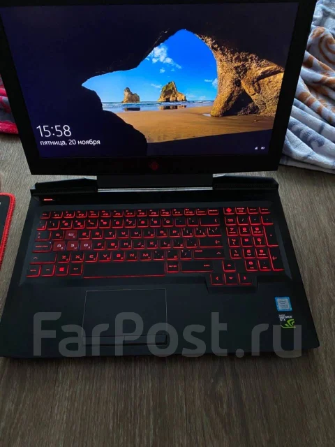 HP Omen. 15.6", 2,5����, ��� 12 ��, Bluetooth: 1, ����������� �� 70��. ����