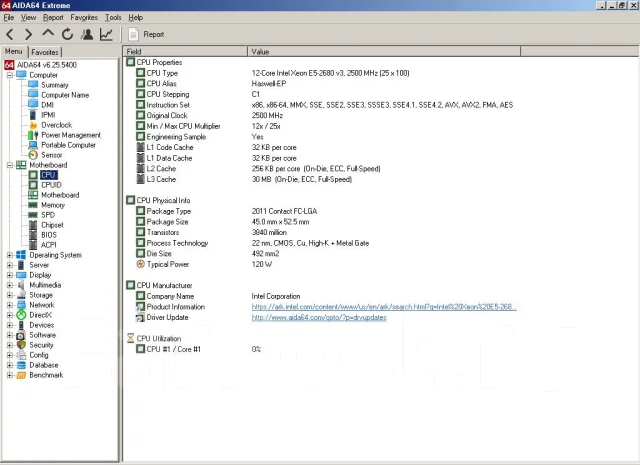 Intel Xeon E5-2680 v3 ����