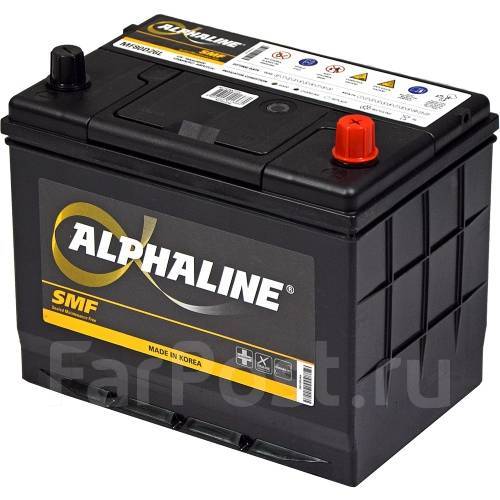 Аккумулятор Alphaline 80D26L 70 А/ч. От 4550 руб, кальциевый, обратная ...