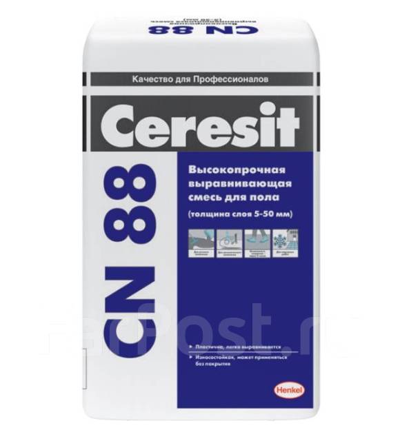 Церезит Ceresit CN 88 Высокопрочная стяжка 25кг, в наличии. Цена: 1 136 ...