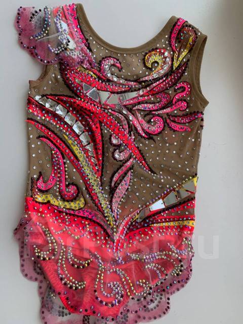 Купальник для художественной гимнастики, 116-122, 122-128, б/у, в ...