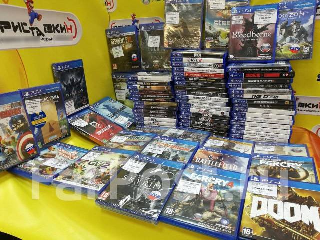 Обмен/покупка и продажа игр для Sony PlayStation 4 во Владивостоке