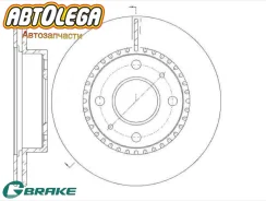 ���� ��������� �����. ������������� G-brake Nissan CUBE (Z10) GR-20401 ����