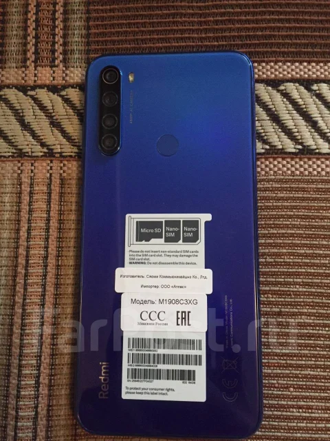 Xiaomi Redmi Note 8T. �����, �����, NFC ����