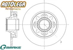 ���� ��������� ���. G-brake Citroen C4 II 11-/DS4 11-/Peugeot 308 07- GR-03241 ����