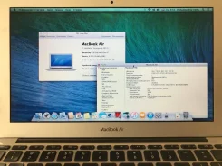 Apple MacBook Air 11 2011 Mid. 11", 1,3����, ��� 4 ��, ���� 256���, WiFi: 1, Bluetooth: 1, ����������� �� 4��. ����