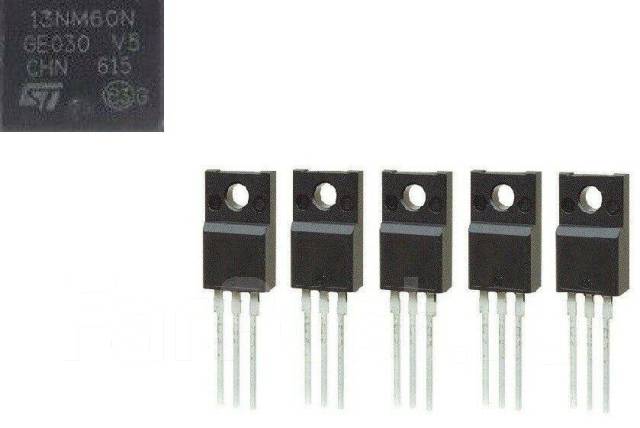 Транзистор STF13NM60N Mosfet (13NM60N), новый, под заказ. Цена: 160₽ во ...