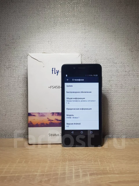 Fly FS458 Stratus 7. �/�, ������, 3G, Dual-SIM ����