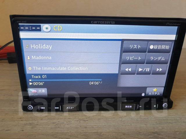 Pioneer Carrozzeria AVIC-RZ09 DVD CD SD USB HDMI Bluetooth, 2 DIN