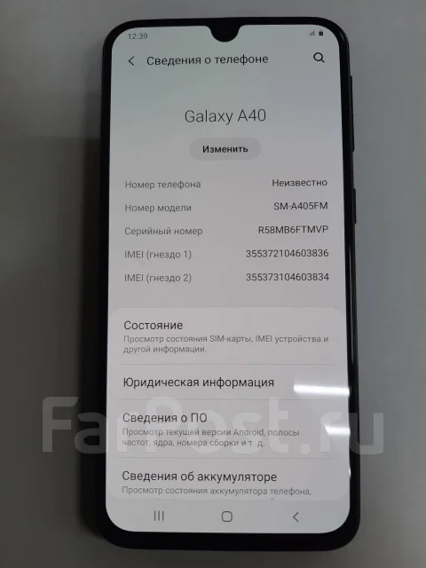 Samsung Galaxy A40. �/� ����