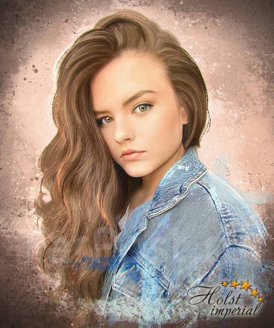 Печать на холсте картин портретов фото подарок Акция! 30х40 - 100 руб ...