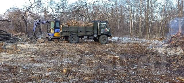 Спил, пилка, деревьев, валка леса, раскорчуем и вывезем пни ...
