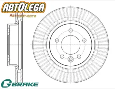 ���� ��������� G-brake LAND Rover Discovery 04-/Range Rover Sport 05- GR-20244 ����