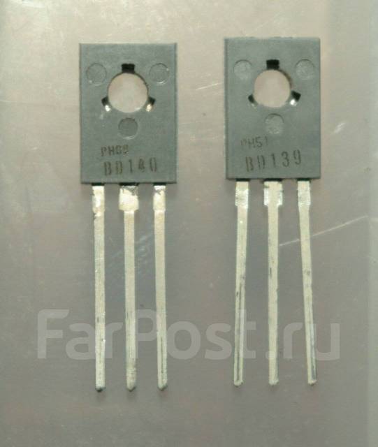 Транзистор BD139 BD140 Комплементарная пара - Прочая электроника во ...