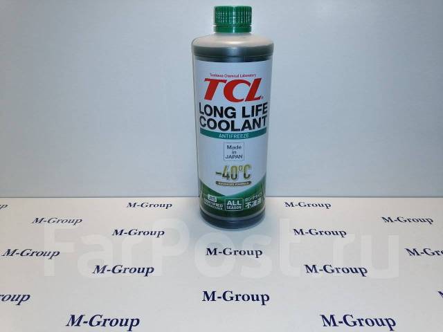 Антифриз LONG LIFE Coolant зеленый TCL -40С 1 литр Япония Оригинал, в .