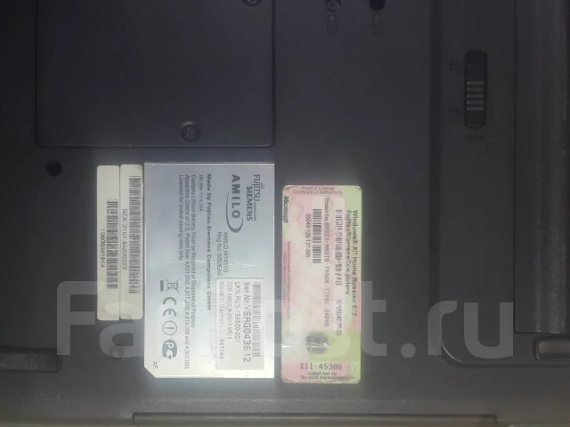 Fujitsu Siemens. 15", 0,8����, ��� 512 ��, ���� 60���, WiFi: 1, ����������� �� 1��. ����