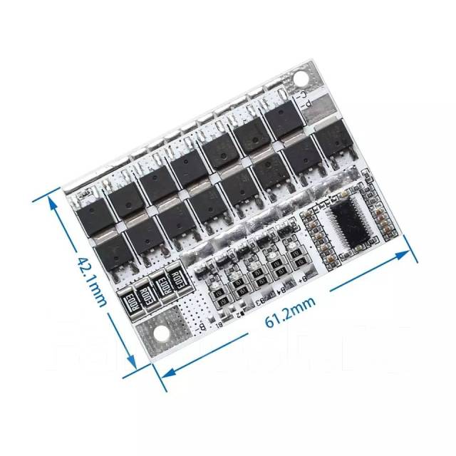 18v 100a bms 5s схема подключения