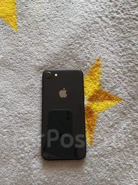 Продам айфон, Apple iPhone 8, 4.70", моноблок, черный, 4G LTE, б/у, в ...