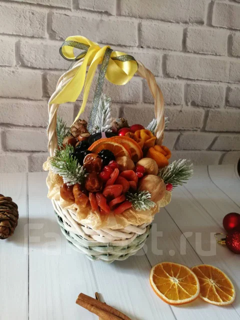 Корзина С Подарками На Новый Год Оформление