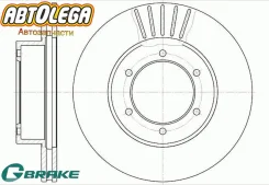 ���� ��������� ���. G-brake Toyota Hilux #ZN130/LN130 91-95/4Runner GR02207 ����