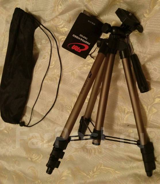 Штатив для фото видео съёмок Tripod ЭРА ECSA-3110, новый, лёгкий ...