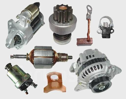 Ремонт стартеров, генераторов, 12v-24v, легковые автомобили, мото ...