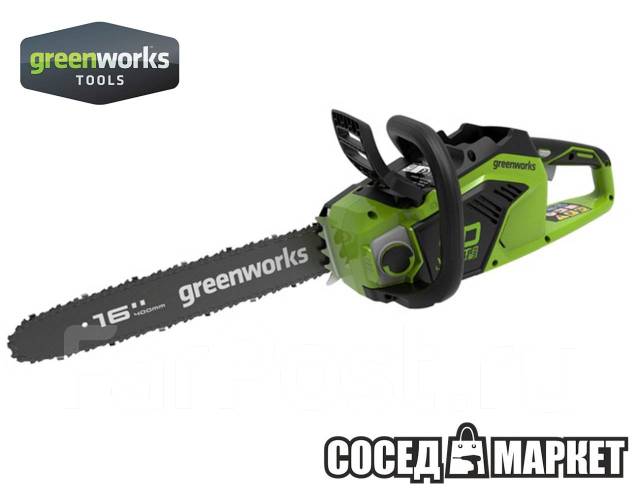 Лодочный мотор greenworks 40в