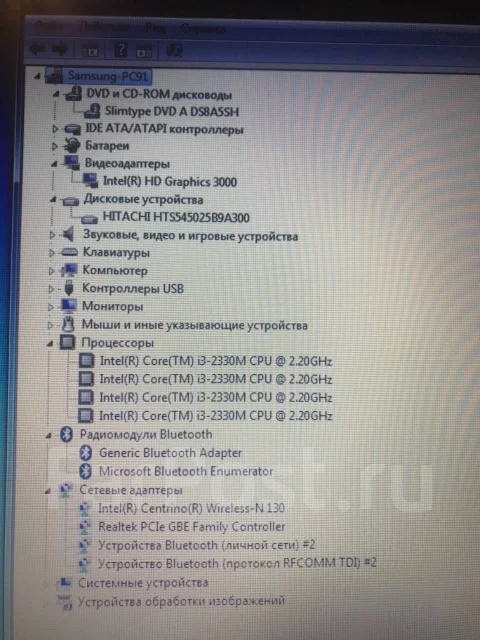 Samsung 300E4A. 14", 2,3����, ��� 3072 ��, ���� 250���, WiFi: 1, Bluetooth: 1, ����������� �� 4��. ����