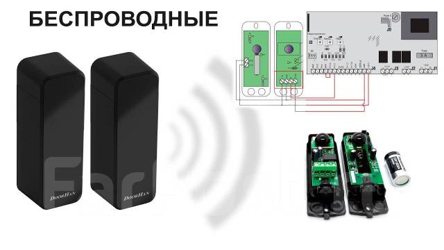 Схема подключения фотоэлемента для ворот