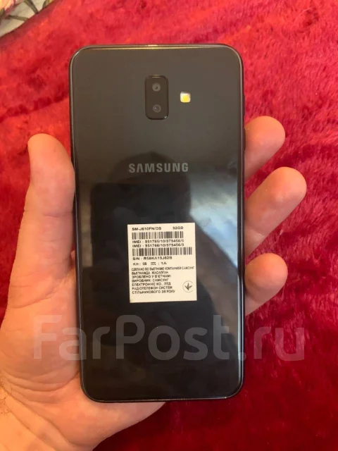 Samsung Galaxy J6+. �/�, ������, 3G, 4G LTE, Dual-SIM, NFC ����