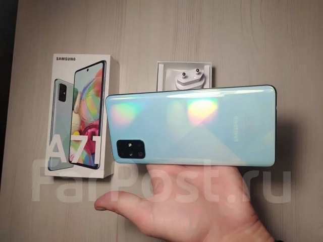 Samsung Galaxy A71. �/�, ���������, 3G, 4G LTE, Dual-SIM, NFC ����