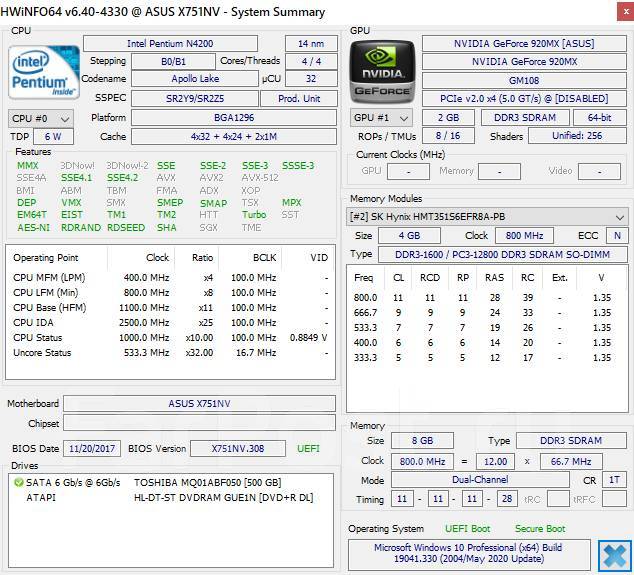 Asus x751nv схема