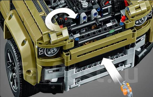 Land rover defender lego motor cheap